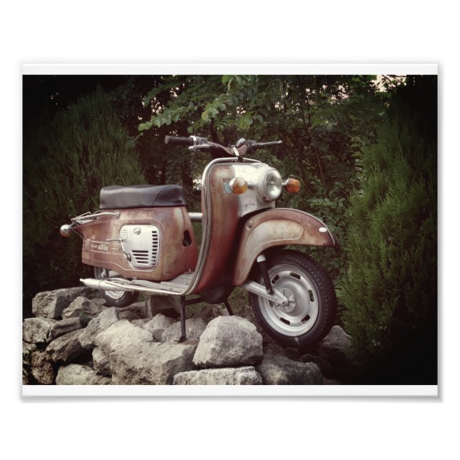 Schönes Old Scooter Kodak Berufliches Foto (Vorne)