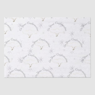 Schönes Opfer der Bestätigung Seidenpapier