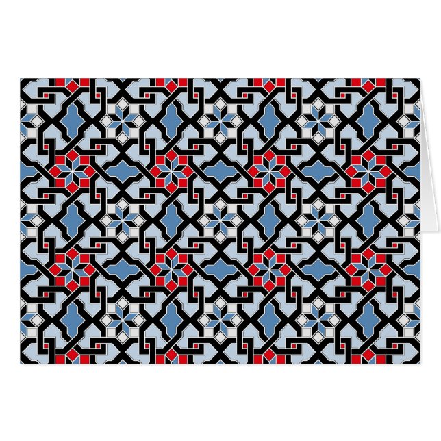 Schönes orientalisches Blumenmuster 4 (Vorderseite (Horizontal))