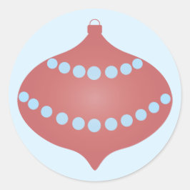 Schönes Ornament Runder Aufkleber