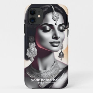 SCHÖNES OSTINDISCHES DIGITALPORTRAT Case-Mate iPhone HÜLLE