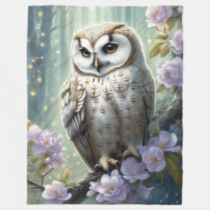 Schönes Owl Fleecedecke