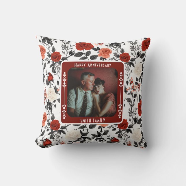 Schönes Paar Golden Jubiläum Kissen (Vorderseite)