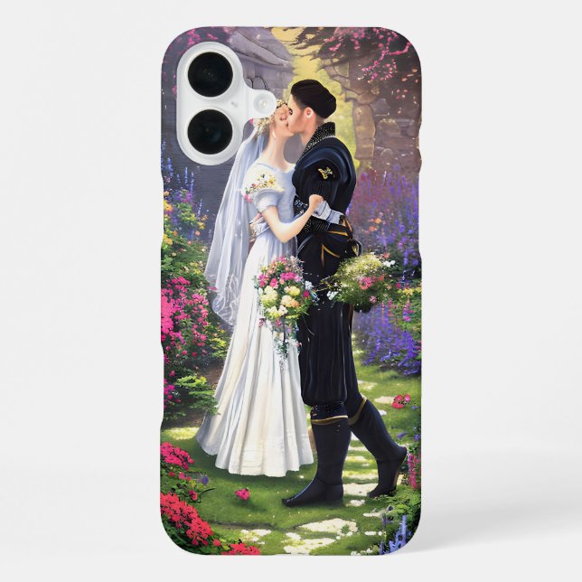 Schönes Paar im Park iPhone Hülle (Rückseite)