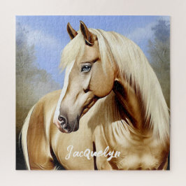 Schönes Palomino Pferd Puzzle