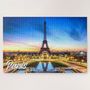 Schönes Paris, Frankreich   Eiffel Tower Puzzle