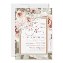 Schönes Pastel Rose Brautparty