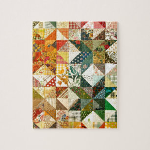 Schönes Patchwork Puzzle