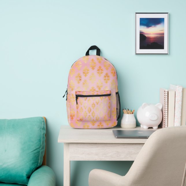 Schönes Peach Regal Design Bedruckter Rucksack (InSitu)