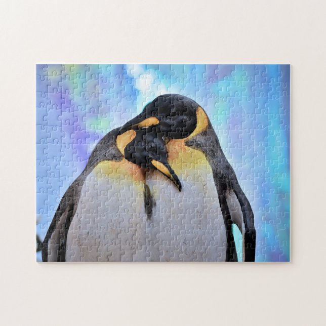 Schönes Penguin Couple, Jigsaw Puzzle (Horizontal)