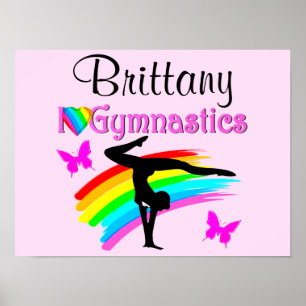 SCHÖNES PERSONALISIERT GYMNASTICS POSTER