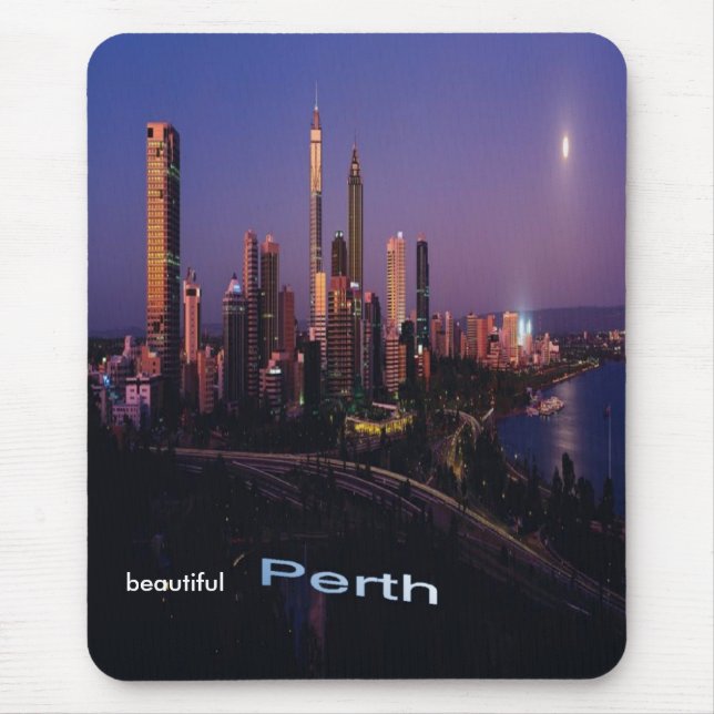 Schönes Perth, Australien, mousepad. Mousepad (Vorne)