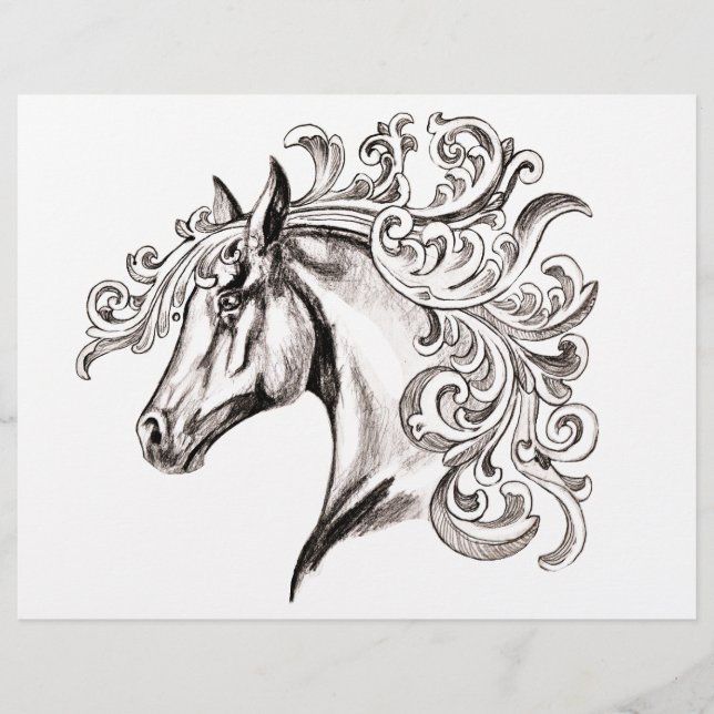 schönes Pferd (Vorderseite)