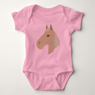 Schönes Pferd Baby Strampler