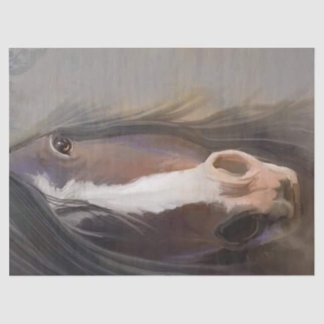 Schönes Pferd Seidenpapier (Vorderseite)