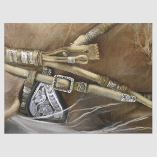 Schönes Pferd Seidenpapier (Vorderseite)