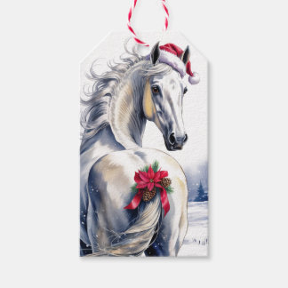 Schönes Pferd Weihnachtsgeschenkanhänger Geschenkanhänger