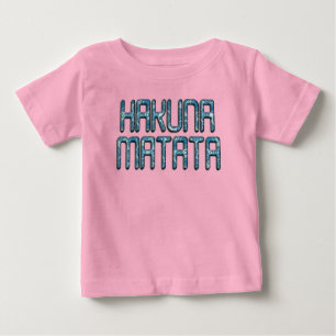 Schönes Phantastisches 3D-Swahili Hakuna Matata Te Baby T-shirt