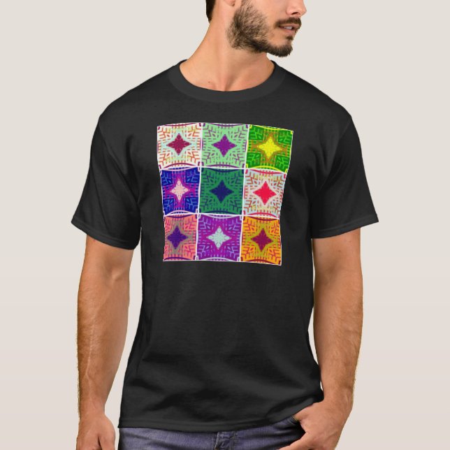 Schönes Phantastisches afrikanisches Druckmuster T-Shirt (Vorderseite)