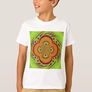 Schönes phantastisches afrikanisches Mandala-Muste T-Shirt