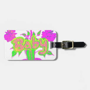 Schönes Phantastisches Baby Pink Inspiration Blume Gepäckanhänger