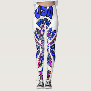 Schönes phantastisches Design der USA Hakuna Matat Leggings