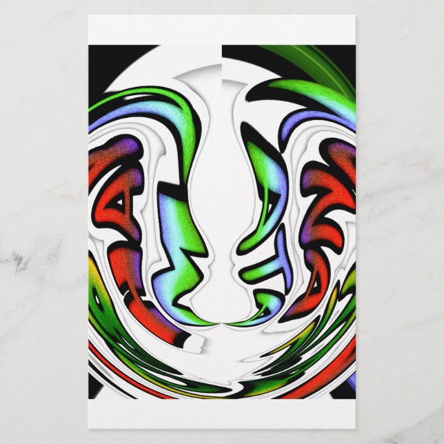 Schönes Phantastisches Design haben einen schönen  Briefpapier (Vorderseite)