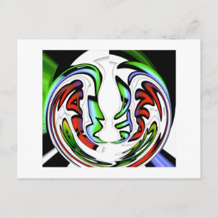 Schönes Phantastisches Design haben einen schönen Postkarte