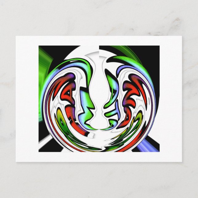 Schönes Phantastisches Design haben einen schönen  Postkarte (Vorderseite)