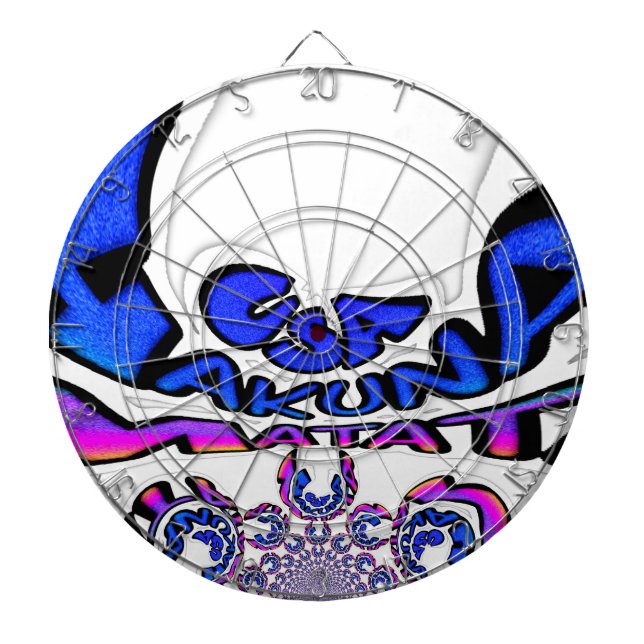 Schönes, Phantastisches Design von USA Fun Text Ar Dartscheibe (vorne)