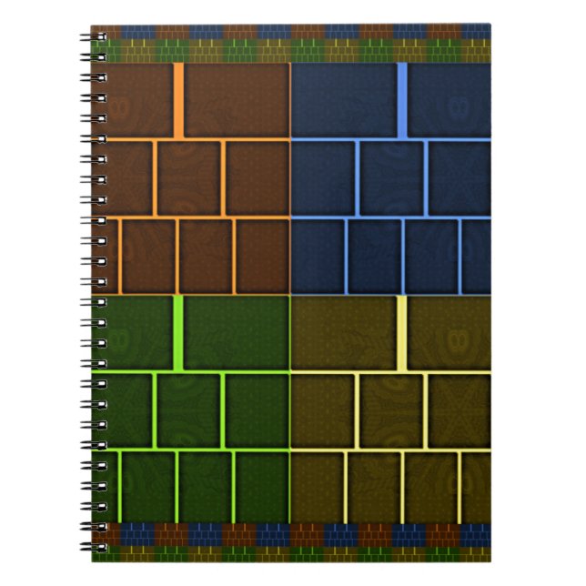 Schönes Phantastisches geometrisches Design Notizblock (Vorderseite)