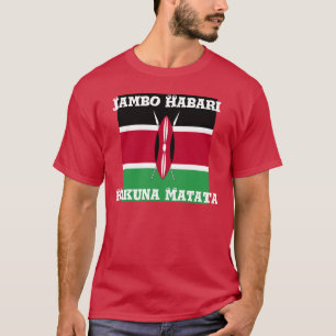 Schönes Phantastisches Jambo Habari Hakuna matata  T-Shirt