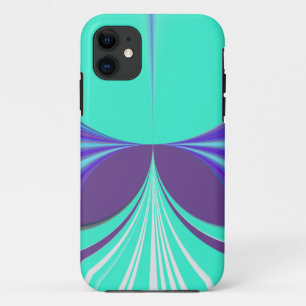 Schönes phantastisches Lila Cyan Motiv Design Case-Mate iPhone Hülle