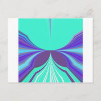 Schönes phantastisches Lila Cyan Motiv Design
