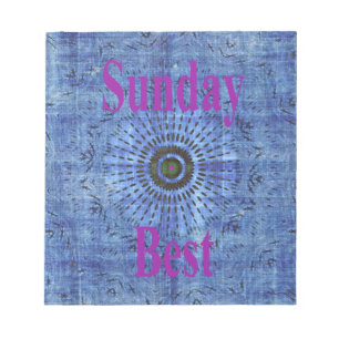 Schönes Phantastisches modernes Denim Design: Sonn Notizblock