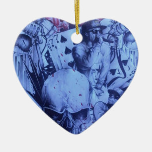 Schönes phantastisches Online-Skeezers-Kunstproduk Keramikornament