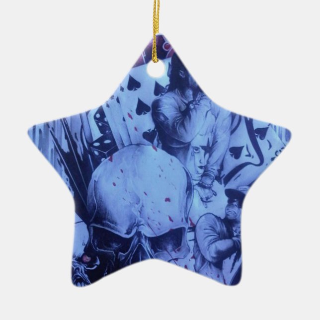 Schönes phantastisches Online-Skeezers-Kunstproduk Keramikornament (Vorne)