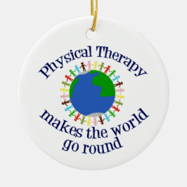 Schönes Physikalisches Therapieweltangebot PT Keramik Ornament