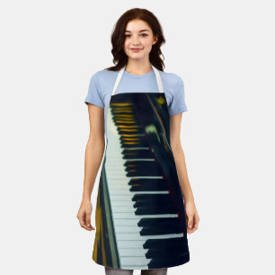 Schönes Piano Schürze