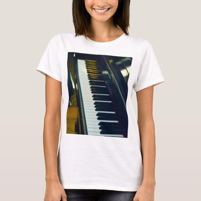 Schönes Piano T-Shirt (Vorderseite)
