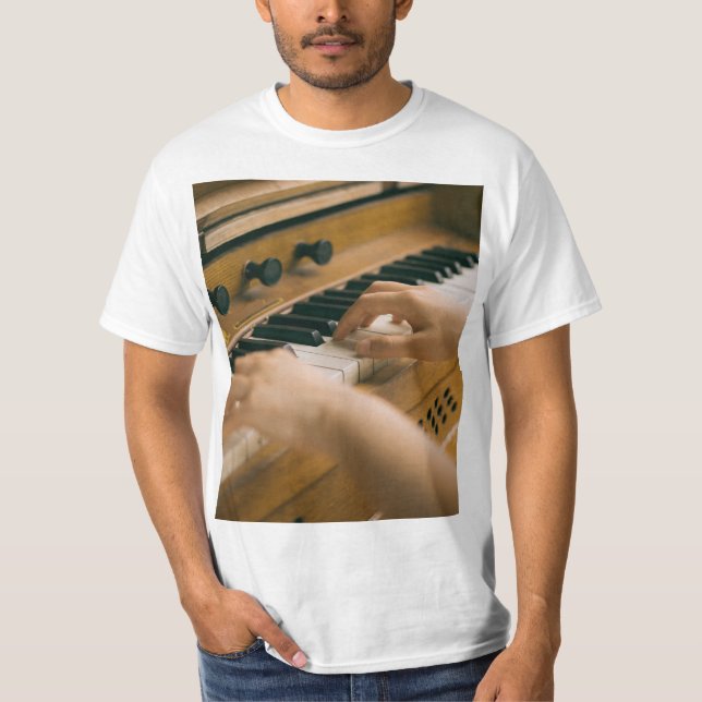 Schönes Piano T-Shirt (Vorderseite)