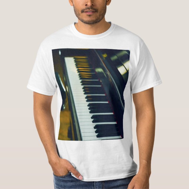 Schönes Piano T-Shirt (Vorderseite)