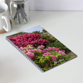 Schönes Pink Rhododendron Bloms Floral Notizblock