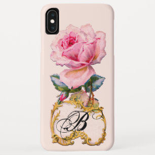 SCHÖNES PINK ROSE MONOGRAMM iPhone XS MAX HÜLLE