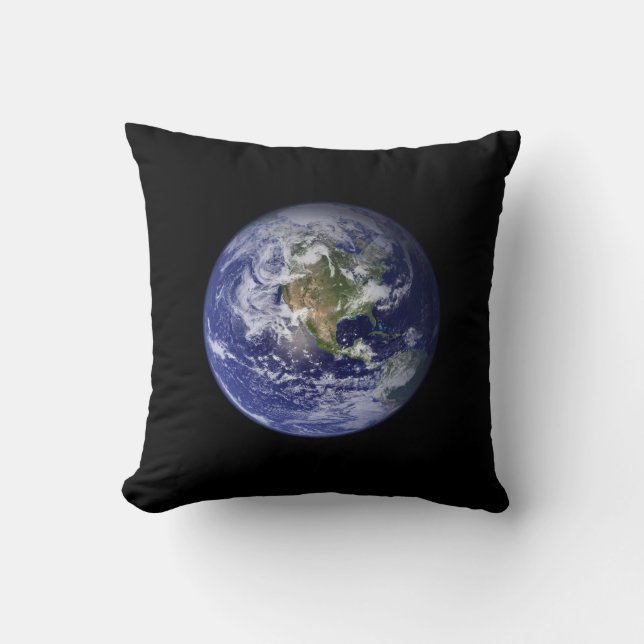 Schönes Planet Erde Keuchen Kissen (Vorderseite)