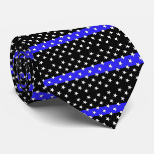 Schönes Polizei-US Flagge Krawatte