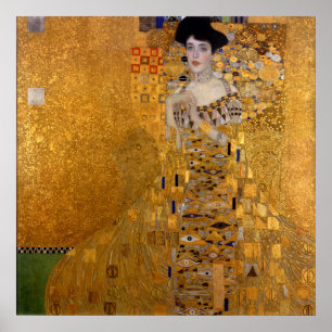 Schönes Portrait einer Dame von Gustav Klimt, Deko