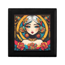 Schönes Portrait im Pop-Art-Stil