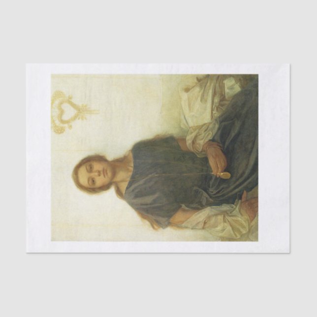 Schönes Portrait Seidenpapier (Vorderseite)