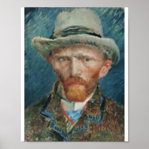 Schönes Portrait von Van Gogh Poster